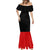 Red Tails Tuskegee Airmen Mermaid Dress Soaring to Shape History - Fighter Plane Patriotic Tribute - Wonder Print Shop