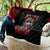 Red Tails Tuskegee Airmen Quilt Soaring to Shape History - Fighter Plane Patriotic Tribute - Wonder Print Shop