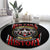Red Tails Tuskegee Airmen Round Carpet Soaring to Shape History - Fighter Plane Patriotic Tribute - Wonder Print Shop