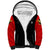 Red Tails Tuskegee Airmen Sherpa Hoodie Soaring to Shape History - Fighter Plane Patriotic Tribute - Wonder Print Shop
