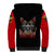 Red Tails Tuskegee Airmen Sherpa Hoodie Soaring to Shape History - Fighter Plane Patriotic Tribute - Wonder Print Shop
