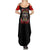 Red Tails Tuskegee Airmen Summer Maxi Dress Soaring to Shape History - Fighter Plane Patriotic Tribute - Wonder Print Shop
