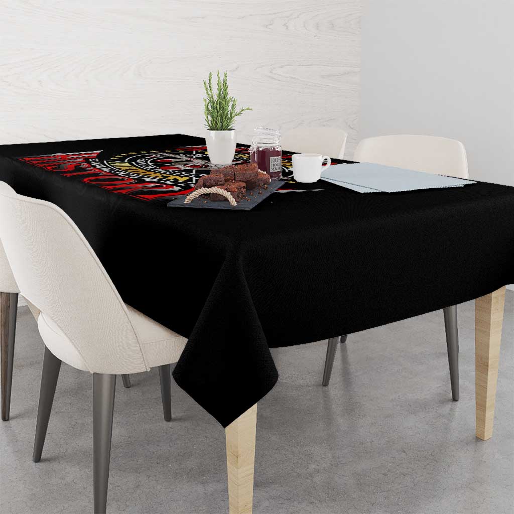 Red Tails Tuskegee Airmen Tablecloth Soaring to Shape History - Fighter Plane Patriotic Tribute - Wonder Print Shop