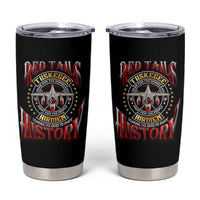 Red Tails Tuskegee Airmen Tumbler Cup Soaring to Shape History - Fighter Plane Patriotic Tribute - Wonder Print Shop