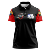 Red Tails Tuskegee Airmen Women Polo Shirt Soaring to Shape History - Fighter Plane Patriotic Tribute - Wonder Print Shop