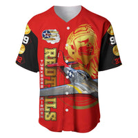 Tuskegee Red Tails Airmen Baseball Jersey WWII Fighter Pilot Legacy - Wonder Print Shop