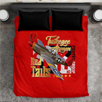 Tuskegee Red Tails Airmen Bedding Set WWII Fighter Pilot Legacy - Wonder Print Shop