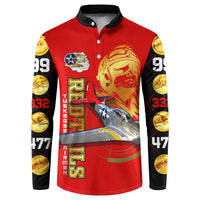 Tuskegee Red Tails Airmen Button Sweatshirt WWII Fighter Pilot Legacy - Wonder Print Shop