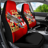 Tuskegee Red Tails Airmen Car Seat Cover WWII Fighter Pilot Legacy - Wonder Print Shop