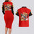 Tuskegee Red Tails Airmen Couples Matching Long Sleeve Bodycon Dress and Hawaiian Shirt WWII Fighter Pilot Legacy - Wonder Print Shop