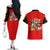 Tuskegee Red Tails Airmen Couples Matching Off The Shoulder Long Sleeve Dress and Hawaiian Shirt WWII Fighter Pilot Legacy - Wonder Print Shop