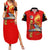 Tuskegee Red Tails Airmen Couples Matching Summer Maxi Dress and Hawaiian Shirt WWII Fighter Pilot Legacy - Wonder Print Shop