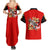 Tuskegee Red Tails Airmen Couples Matching Summer Maxi Dress and Hawaiian Shirt WWII Fighter Pilot Legacy - Wonder Print Shop