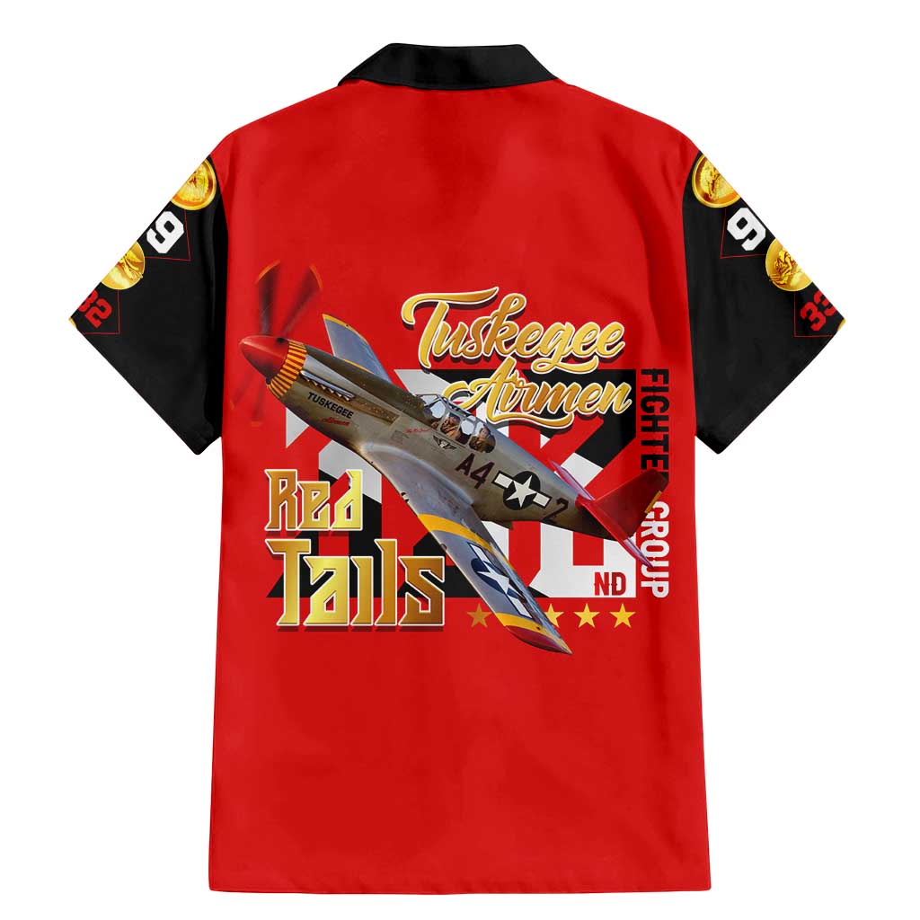 Tuskegee Red Tails Airmen Family Matching Mermaid Dress and Hawaiian Shirt WWII Fighter Pilot Legacy - Wonder Print Shop