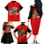 Tuskegee Red Tails Airmen Family Matching Off The Shoulder Long Sleeve Dress and Hawaiian Shirt WWII Fighter Pilot Legacy - Wonder Print Shop