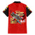 Tuskegee Red Tails Airmen Family Matching Off The Shoulder Long Sleeve Dress and Hawaiian Shirt WWII Fighter Pilot Legacy - Wonder Print Shop