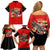 Tuskegee Red Tails Airmen Family Matching Off Shoulder Short Dress and Hawaiian Shirt WWII Fighter Pilot Legacy - Wonder Print Shop