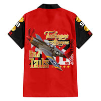 Tuskegee Red Tails Airmen Family Matching Short Sleeve Bodycon Dress and Hawaiian Shirt WWII Fighter Pilot Legacy - Wonder Print Shop