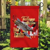 Tuskegee Red Tails Airmen Garden Flag WWII Fighter Pilot Legacy - Wonder Print Shop