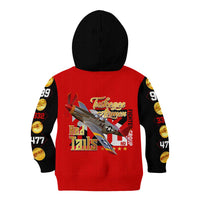 Tuskegee Red Tails Airmen Kid Hoodie WWII Fighter Pilot Legacy - Wonder Print Shop