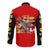 Tuskegee Red Tails Airmen Long Sleeve Button Shirt WWII Fighter Pilot Legacy - Wonder Print Shop