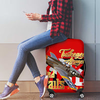 Tuskegee Red Tails Airmen Luggage Cover WWII Fighter Pilot Legacy - Wonder Print Shop