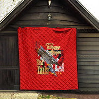 Tuskegee Red Tails Airmen Quilt WWII Fighter Pilot Legacy - Wonder Print Shop
