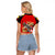 Tuskegee Red Tails Airmen Raglan Cropped T Shirt WWII Fighter Pilot Legacy - Wonder Print Shop