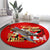 Tuskegee Red Tails Airmen Round Carpet WWII Fighter Pilot Legacy - Wonder Print Shop