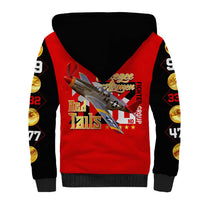Tuskegee Red Tails Airmen Sherpa Hoodie WWII Fighter Pilot Legacy - Wonder Print Shop
