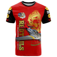 Tuskegee Red Tails Airmen T Shirt WWII Fighter Pilot Legacy - Wonder Print Shop