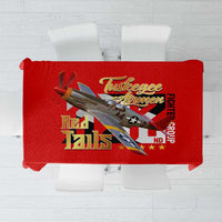 Tuskegee Red Tails Airmen Tablecloth WWII Fighter Pilot Legacy - Wonder Print Shop
