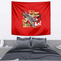 Tuskegee Red Tails Airmen Tapestry WWII Fighter Pilot Legacy - Wonder Print Shop