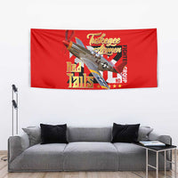 Tuskegee Red Tails Airmen Tapestry WWII Fighter Pilot Legacy - Wonder Print Shop