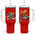 Tuskegee Red Tails Airmen Tumbler With Handle WWII Fighter Pilot Legacy - Wonder Print Shop