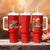 Tuskegee Red Tails Airmen Tumbler With Handle WWII Fighter Pilot Legacy - Wonder Print Shop