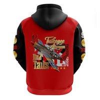 Tuskegee Red Tails Airmen Zip Hoodie WWII Fighter Pilot Legacy - Wonder Print Shop