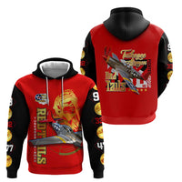 Tuskegee Red Tails Airmen Zip Hoodie WWII Fighter Pilot Legacy - Wonder Print Shop