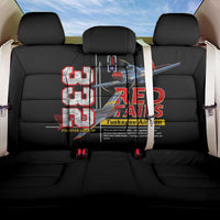Red Tails Spitfire Tuskegee Airmen Back Car Seat Cover 332nd Fighter Group WWII Legacy Tribute - Wonder Print Shop