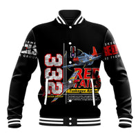 Red Tails Spitfire Tuskegee Airmen Baseball Jacket 332nd Fighter Group WWII Legacy Tribute - Wonder Print Shop