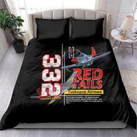 Red Tails Spitfire Tuskegee Airmen Bedding Set 332nd Fighter Group WWII Legacy Tribute - Wonder Print Shop