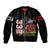 Red Tails Spitfire Tuskegee Airmen Bomber Jacket 332nd Fighter Group WWII Legacy Tribute - Wonder Print Shop
