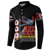 Red Tails Spitfire Tuskegee Airmen Button Sweatshirt 332nd Fighter Group WWII Legacy Tribute - Wonder Print Shop