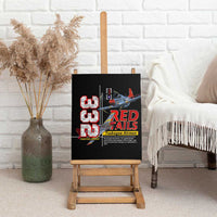 Red Tails Spitfire Tuskegee Airmen Canvas Wall Art 332nd Fighter Group WWII Legacy Tribute - Wonder Print Shop