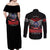 Red Tails Spitfire Tuskegee Airmen Couples Matching Off Shoulder Maxi Dress and Long Sleeve Button Shirt 332nd Fighter Group WWII Legacy Tribute - Wonder Print Shop