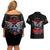 Red Tails Spitfire Tuskegee Airmen Couples Matching Off Shoulder Short Dress and Hawaiian Shirt 332nd Fighter Group WWII Legacy Tribute - Wonder Print Shop