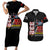 Red Tails Spitfire Tuskegee Airmen Couples Matching Short Sleeve Bodycon Dress and Hawaiian Shirt 332nd Fighter Group WWII Legacy Tribute - Wonder Print Shop