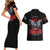 Red Tails Spitfire Tuskegee Airmen Couples Matching Short Sleeve Bodycon Dress and Hawaiian Shirt 332nd Fighter Group WWII Legacy Tribute - Wonder Print Shop
