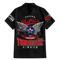 Red Tails Spitfire Tuskegee Airmen Family Matching Mermaid Dress and Hawaiian Shirt 332nd Fighter Group WWII Legacy Tribute - Wonder Print Shop