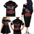 Red Tails Spitfire Tuskegee Airmen Family Matching Off The Shoulder Long Sleeve Dress and Hawaiian Shirt 332nd Fighter Group WWII Legacy Tribute - Wonder Print Shop